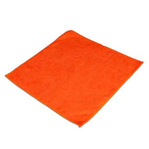 867-MFMP16OR 16" Square Multi-Purpose Towel - Microfiber, Orange