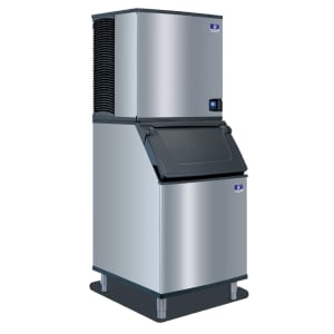 399-IYT1200AD570 1213 lb Indigo NXT™ Half Cube Ice Machine w/ Bin - 532 lb Storage, Air Cooled, 2...