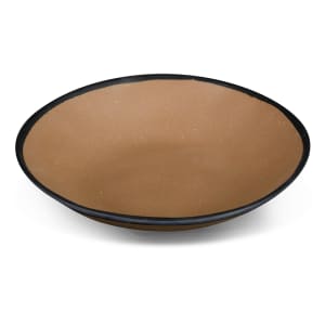 284-B420TP 1 3/10 qt Round Melamine Salad Bowl, Speckled Taupe
