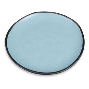 284-CS100GBL 10 1/2" Round Melamine Dinner Plate, Speckled Grayish Blue