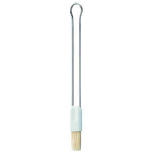 165-12467 Pastry Brush w/ Silicone Blade & Natural Bristle, Wire Handle, 1" Wide