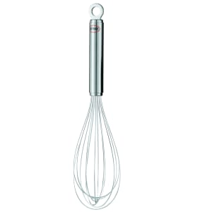 165-95598 6.7" Egg Whisk w/ Round Handle & 12 Wires, Stainless