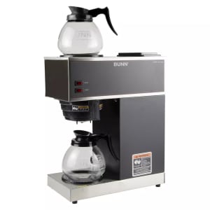 021-332000015 Medium Volume Decanter Coffee Maker w/ 2 Glass Decanters - Pourover, 3 4/5 gal/hr, 120v
