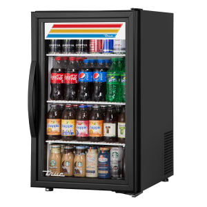 598-GDM06HCTSL01LHBK 20" Countertop Refrigerator w/ Front Access - Swing Door, Black, 115v