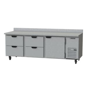 118-WTRD93AHC4 93" Worktop Refrigerator w/ (3) Section, 115v