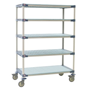 001-5X567PG4 MetroMax 4™ Polymer Louvered/Solid Shelf Kit - 60"W x 24"D x 80"H