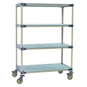 001-X366PG4 MetroMax 4™ Polymer Louvered Shelf Kit - 60"W x 18"D x 68"H