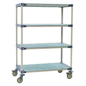 001-X556PG4 MetroMax 4™ Polymer Louvered Shelf Kit - 48"W x 24"D x 68"H