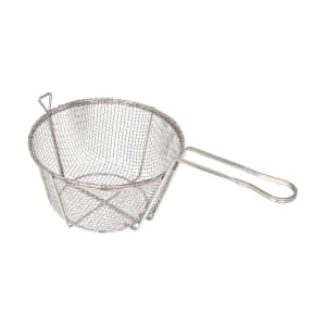 Winco FB-30 Fryer Basket w/ Coated Handle & Front Hook, 13 1/4
