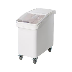 080-IB27 Ingredient Bin - 27 Gallon Capacity, Clear Lid/White Base