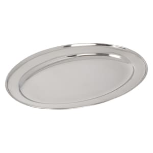 080-OPL16 Oval Platter, 16 x 10 1/4", Heavy Stainless Steel