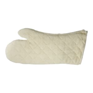 080-OMT17 17" Conventional Oven Mitt - Terry, Beige