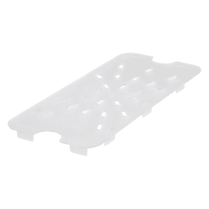 080-SP73DS 1/3 Size Poly-Ware Food Pan Drain Shelf