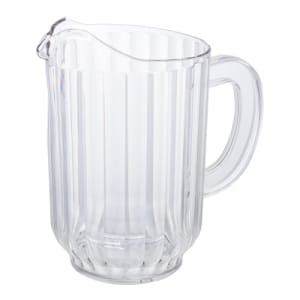 080-WPC60 60 oz Plastic Pitcher w/ Fluted Sides, Clear