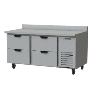 118-WTRD67AHC4 67" Worktop Refrigerator w/ (2) Section, 115v