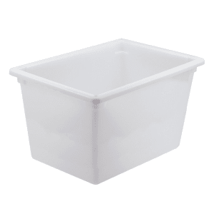 080-PFFW15 Food Storage Box - 26x18x15", Stackable, White