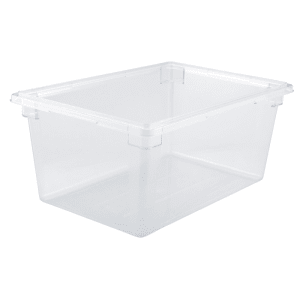 080-PFSF12 17 ga Food Storage Box, 18 x 26 x 12", Polycarbonate, Clear