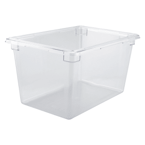 080-PFSF15 22 gal. Food Storage Box, 18 x 26 x 15", Polycarbonate, Clear