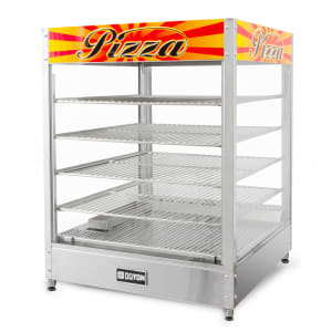 013-DRP4 22 3/8" Heated Pizza Merchandiser w/ 4 Levels, 120v