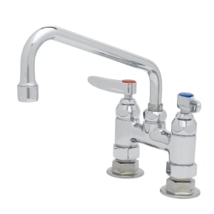 T&S B-0227 Deck Mount Faucet - 8&quot; Swing Spout, 4&quot; Centers
