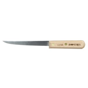 135-02070 6" Narrow Boning Knife w/ Beech Handle, Carbon Steel