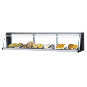 083-TOMD60LB 63 1/4" Low Top Display Dry Case w/ Open Front for TOM 60 S/L, Black