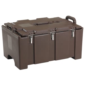 144-100MPC131 Camcarriers® Insulated Food Carrier - 40 qt w/ (1) Pan Capacity, Brown