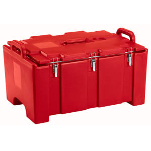 144-100MPC158 Camcarriers® Insulated Food Carrier - 40 qt w/ (1) Pan Capacity, Red 