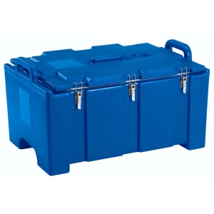 144-100MPC186 Camcarriers® Insulated Food Carrier - 40 qt w/ (1) Pan Capacity, Navy Blue 