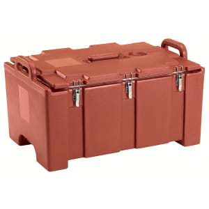 144-100MPC402 Camcarriers® Insulated Food Carrier - 40 qt w/ (1) Pan Capacity, Red