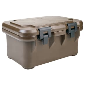 144-UPCS180131 S Series Ultra Pan Carriers® Insulated Food Carrier - 24 1/2 qt w/ (1) Pan Capacity, Brown