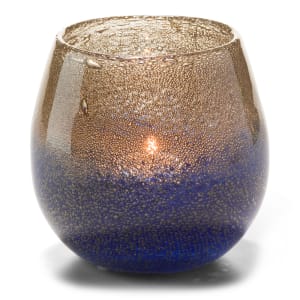 461-4180 Laredo™ Bubble Glass Votive Lamp - 4"D x 3 1/2"H, Multi Color
