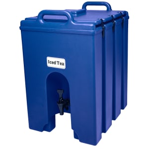 144-1000LCD186 10 gal Camtainer® Insulated Beverage Dispenser, Navy Blue
