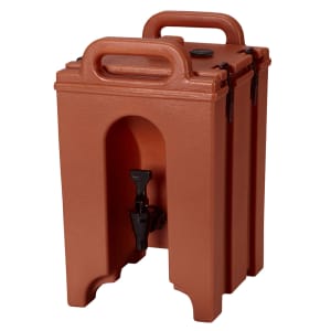 144-100LCD402 1 1/2 gal Camtainer® Insulated Beverage Dispenser, Brick Red