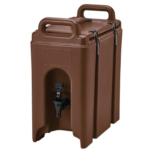 144-250LCD131 2 1/2 Camtainer® Insulated Beverage Dispenser, Dark Brown