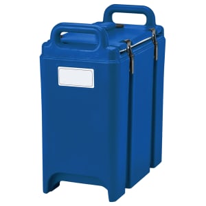 144-350LCD186 3 3/10 gal Camtainer® Insulated Soup Dispenser, Navy Blue 