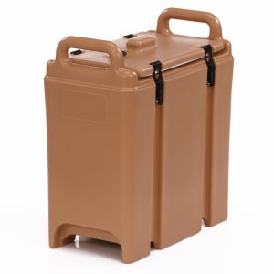 144-350LCD157 3 3/10 gal Camtainer® Insulated Soup Dispenser, Coffee Beige