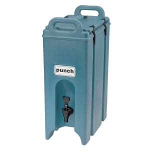 144-500LCD401 5 gal Camtainer® Insulated Beverage Dispenser, Slate Blue
