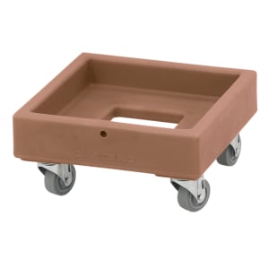 144-CD1313157 Camdolly® for Milk Crates w/ 250 lb Capacity, Coffee Beige