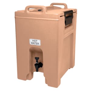 144-UC1000157 10 1/2 gal Ultra Camtainer® Insulated Beverage Dispenser, Coffee Beige 