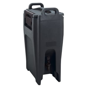 Cambro 100LCD110 Camtainers® 1.5 Gallon Black Insulated Beverage Dispenser