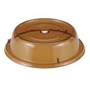 144-1005CW153 10 9/16" Round Camwear Plate Cover - Amber