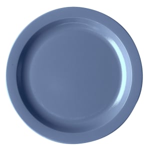 144-10CWNR401 10" Round Plastic Dinner Plate, Slate Blue