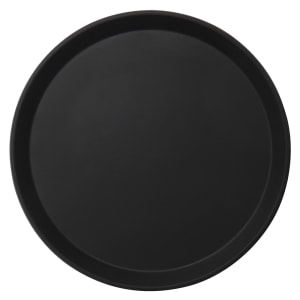 144-1100CT110 11" Camtread Round Serving Tray -  Fiberglass, Black Satin