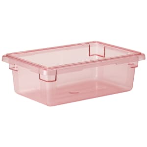 Cambro 3 Gal Clear Plastic Food Storage Container - 18L x 12W x 6D