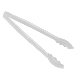 144-12TGS148 12"L Plastic Utility Tongs, White