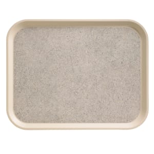 144-1418VC380 Rectangular Versa Camtray - 14x18", Fiberglass, Ivory/Sahara