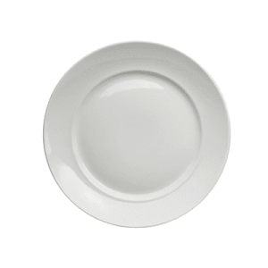 324-F9010000153 10 5/8" Round Buffalo Plate - Porcelain, Cream White