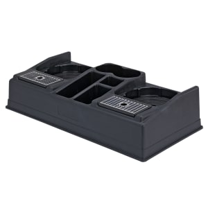 482-APLR25BL Airpot Serving Rack w/ 5 Compartments, Black