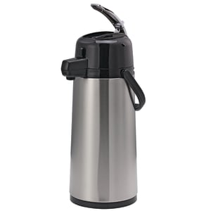 482-ECAL19S 1 9/10 Liter Insulated Airpot, Lever Style, Stainless w/ Black